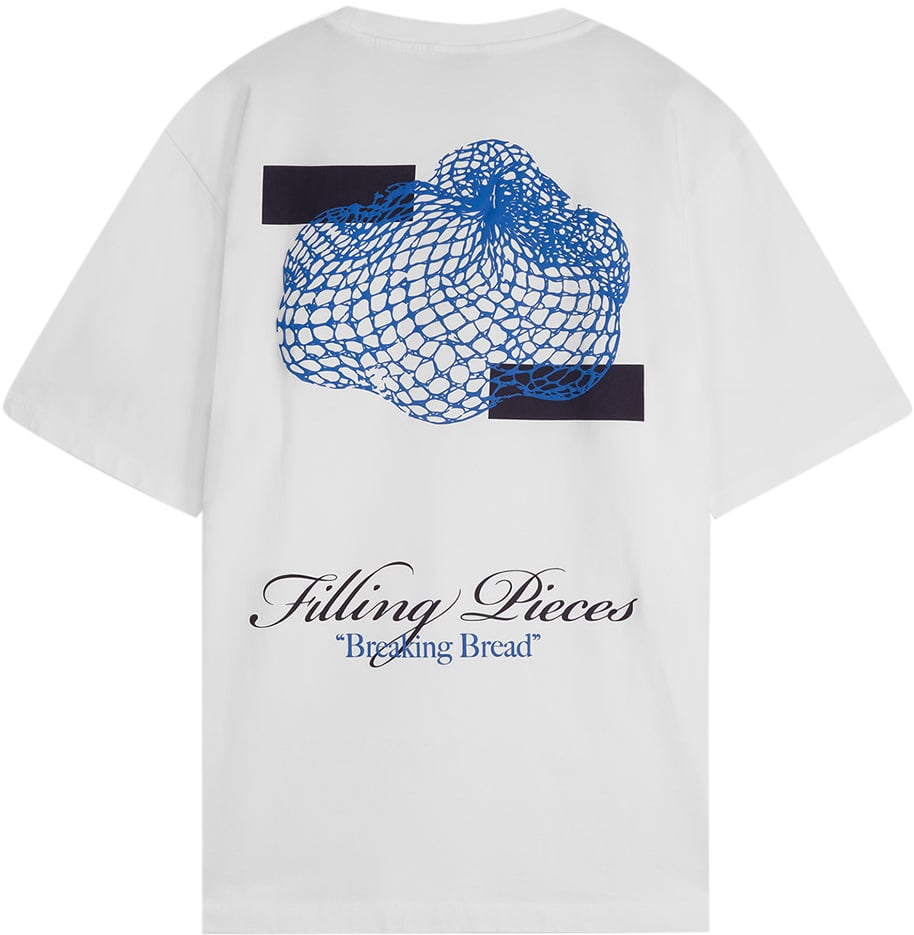 Filling Pieces T-shirt Citrus White Wit