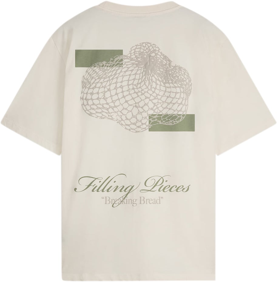 Filling Pieces T-shirt Citrus Antique White Wit