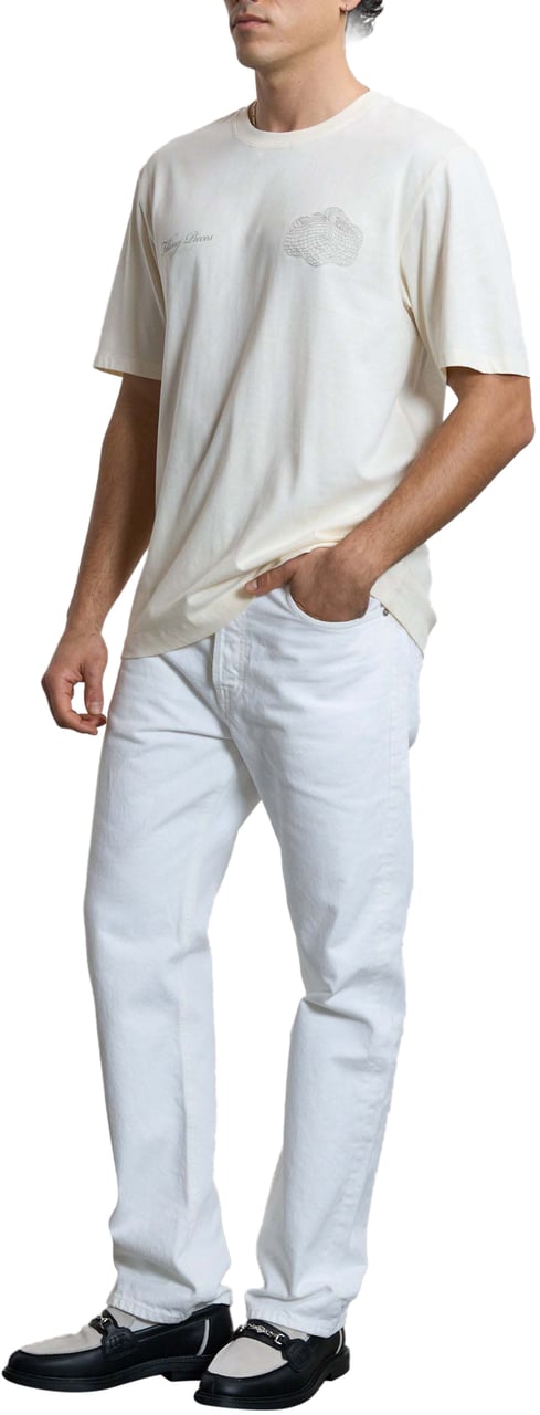 Filling Pieces T-shirt Citrus Antique White Wit