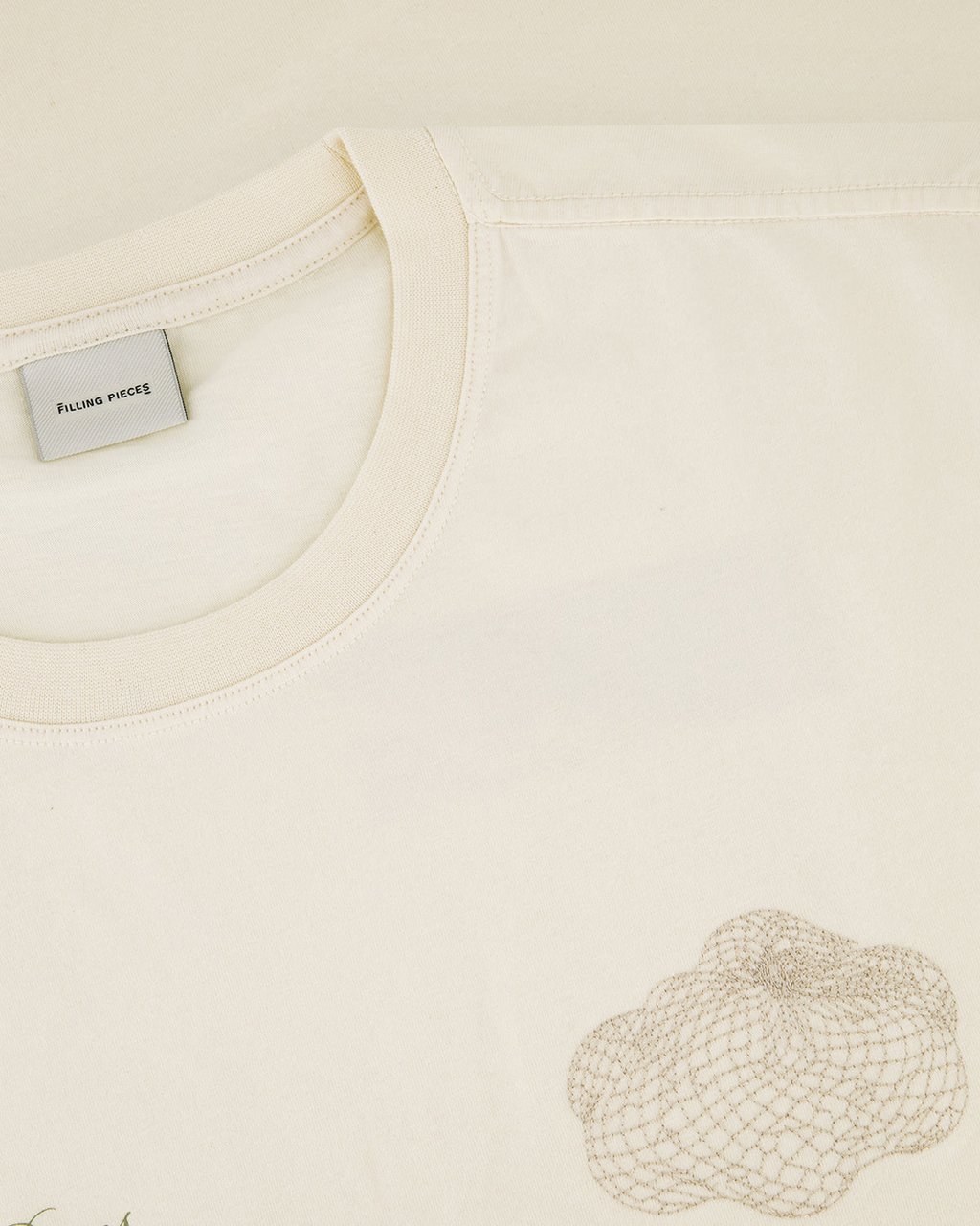Filling Pieces T-shirt Citrus Antique White Wit