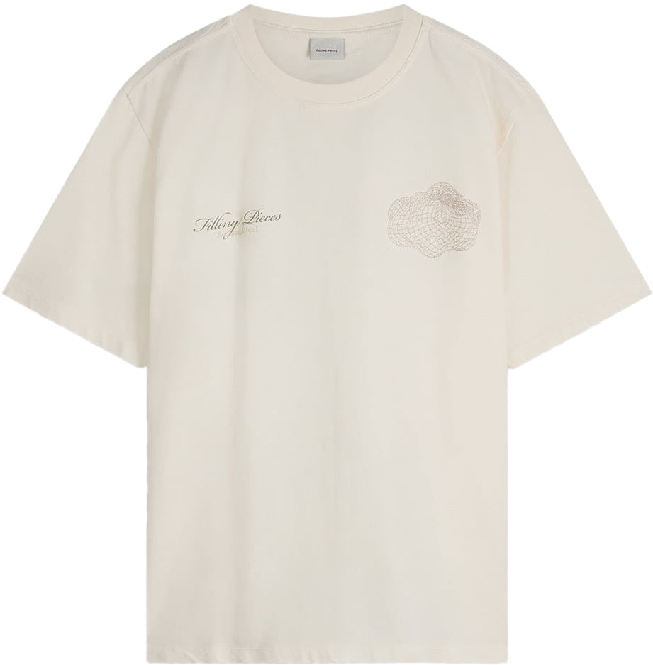 Filling Pieces T-shirt Citrus Antique White Wit