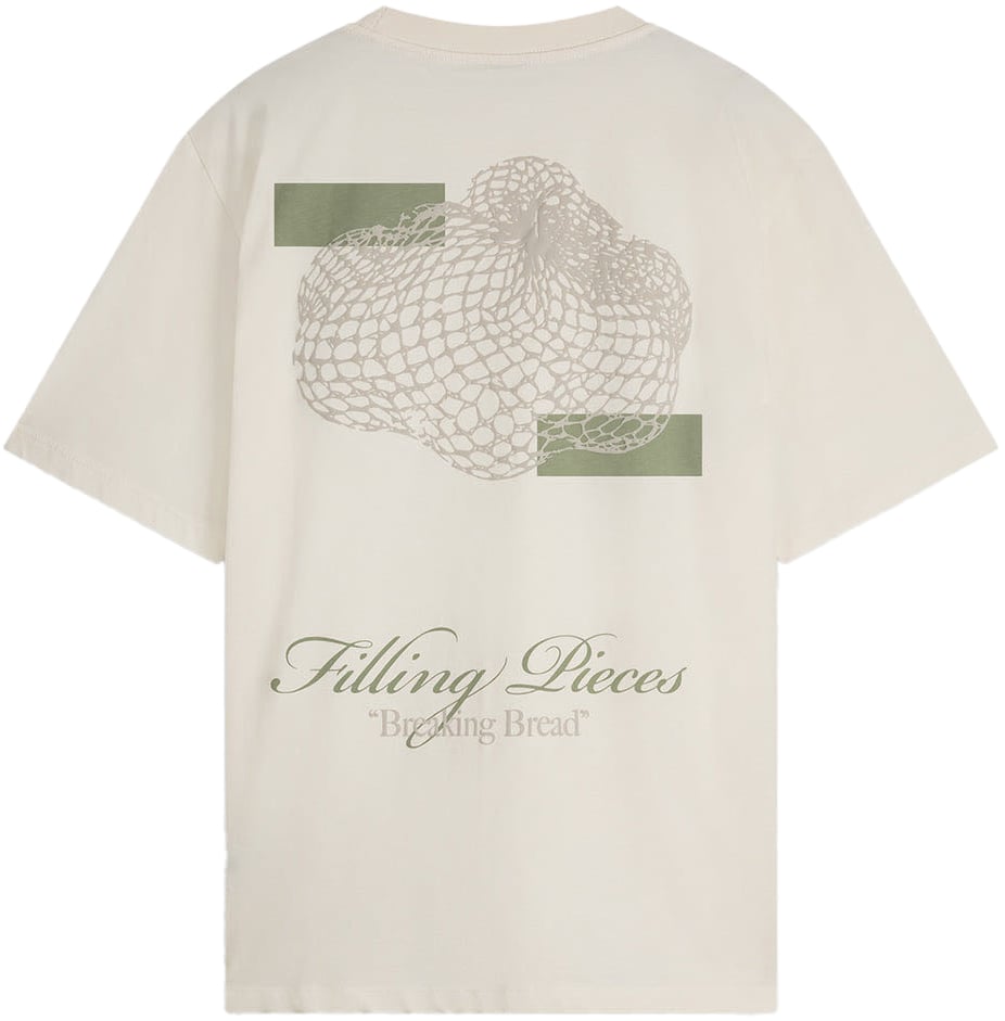 Filling Pieces T-shirt Citrus Antique White Wit