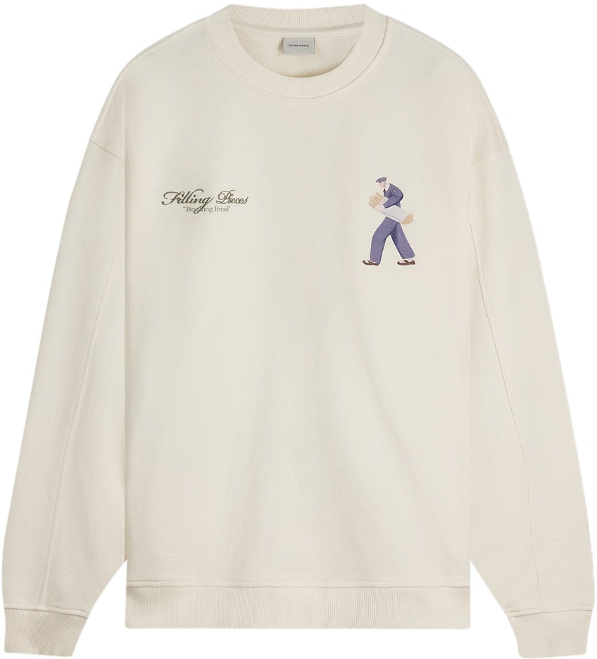 Filling Pieces Sweatshirt Bakery Antique White Wit