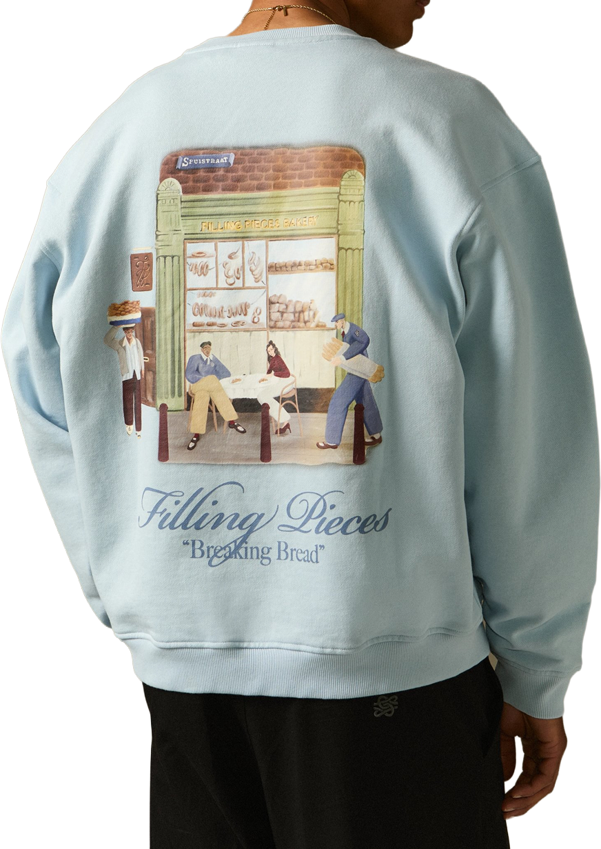 Filling Pieces Sweatshirt Bakery Skyway Blauw