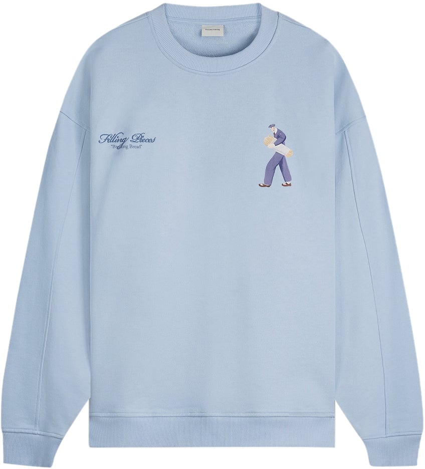 Filling Pieces Sweatshirt Bakery Skyway Blauw