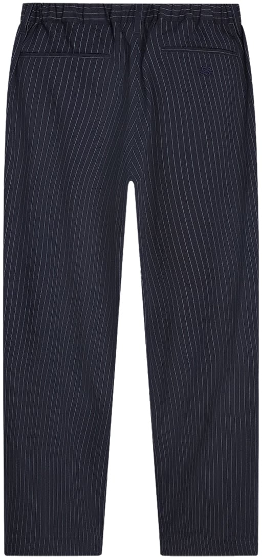 Filling Pieces Drapy Pants Pinstripe Blue Blauw