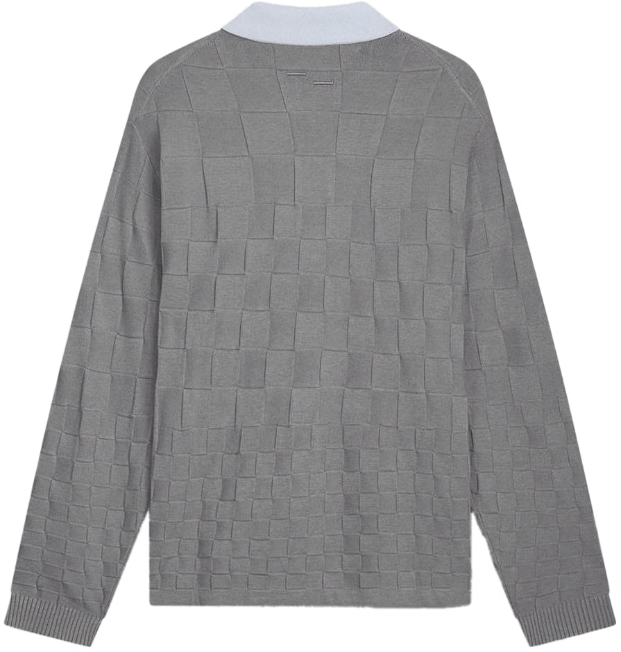 Filling Pieces Knit Shirt Rugby Grey Grijs