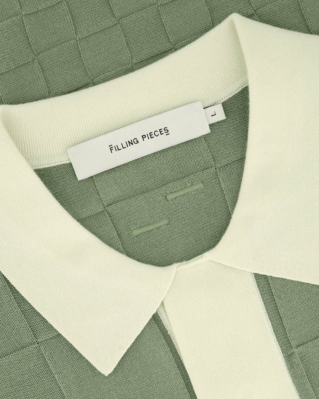 Filling Pieces Knit Shirt Rugby Tea Bruin