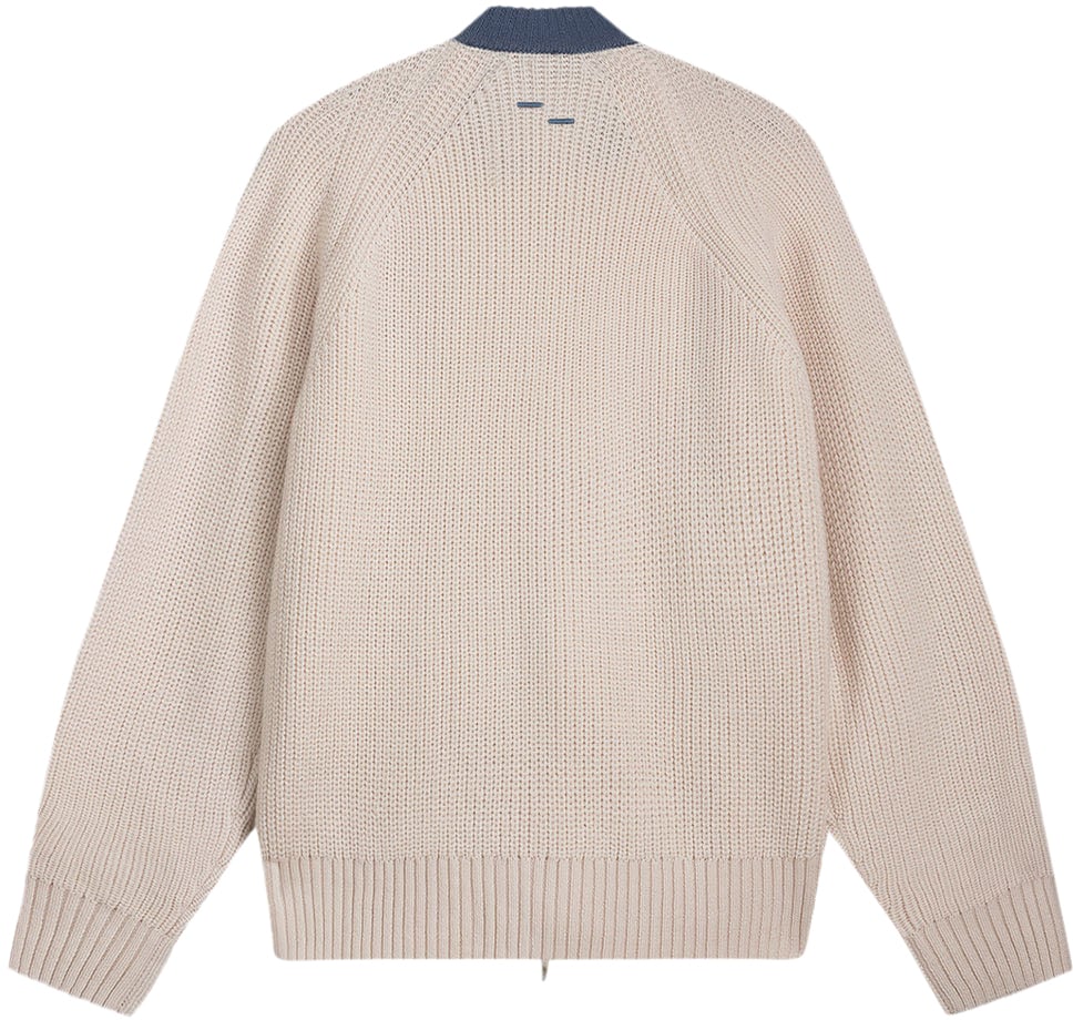 Filling Pieces Zip Knit Classic Antique White Wit