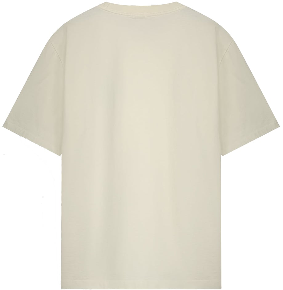 Filling Pieces T-shirt Gowtu Tonal Antique White Wit