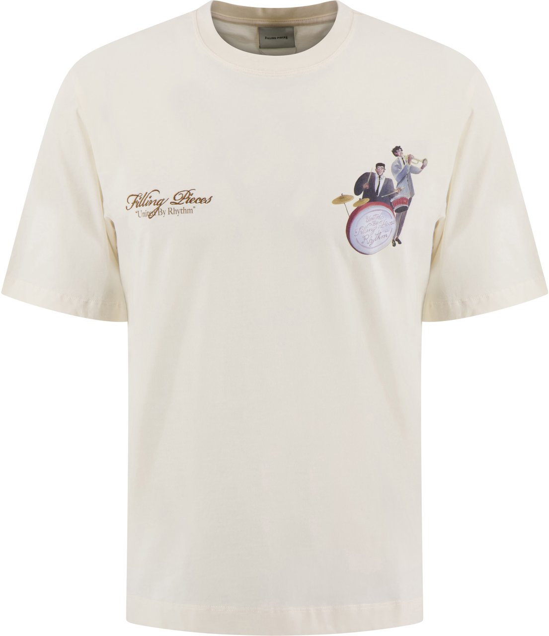 Filling Pieces T-shirt Wit Wit