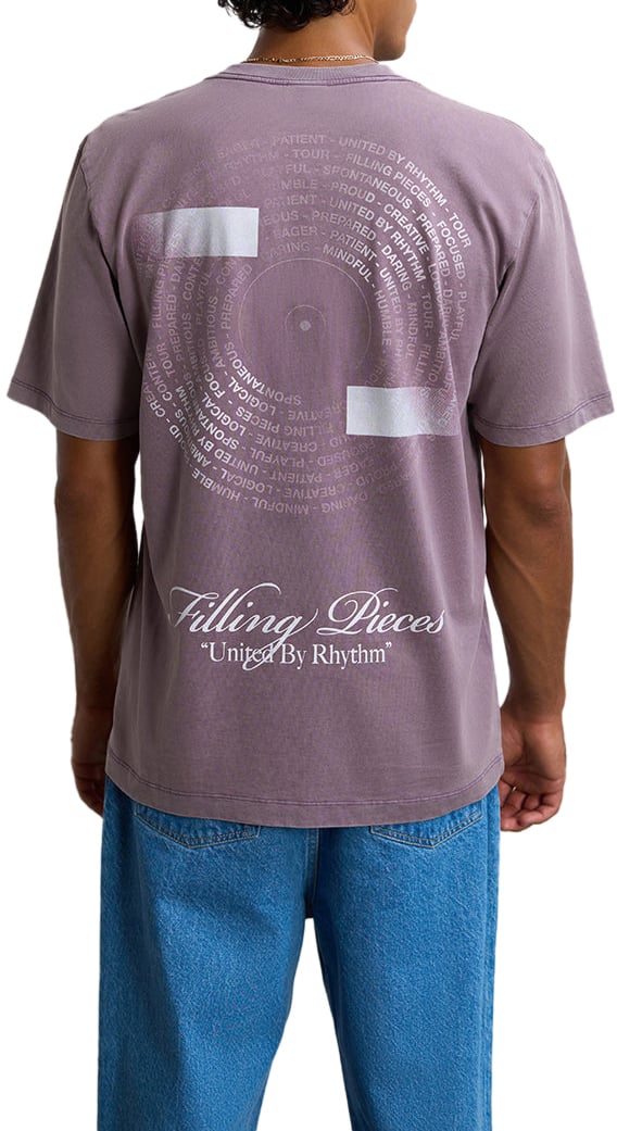 Filling Pieces T-shirt Vinyl Vintage Moonscape Grijs