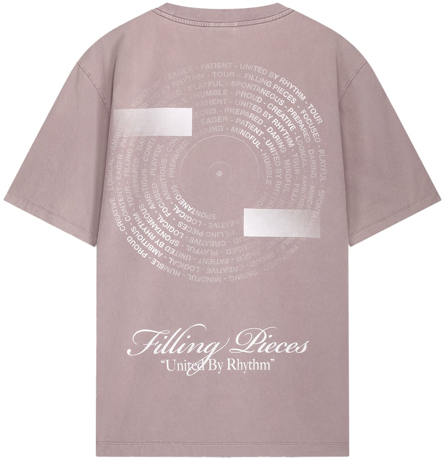 Filling Pieces T-shirt Vinyl Vintage Moonscape Grijs