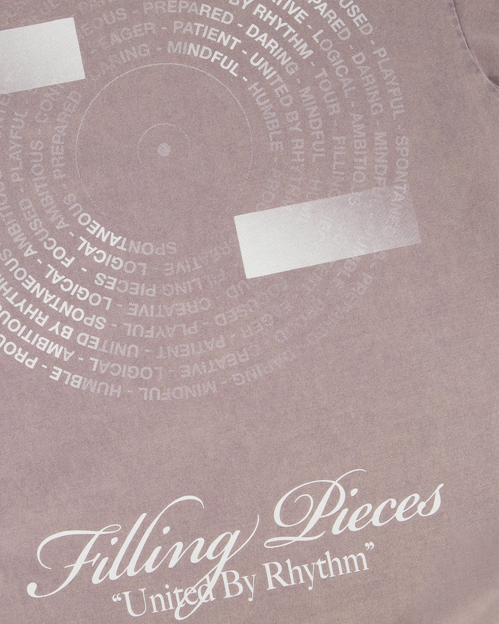 Filling Pieces T-shirt Vinyl Vintage Moonscape Grijs