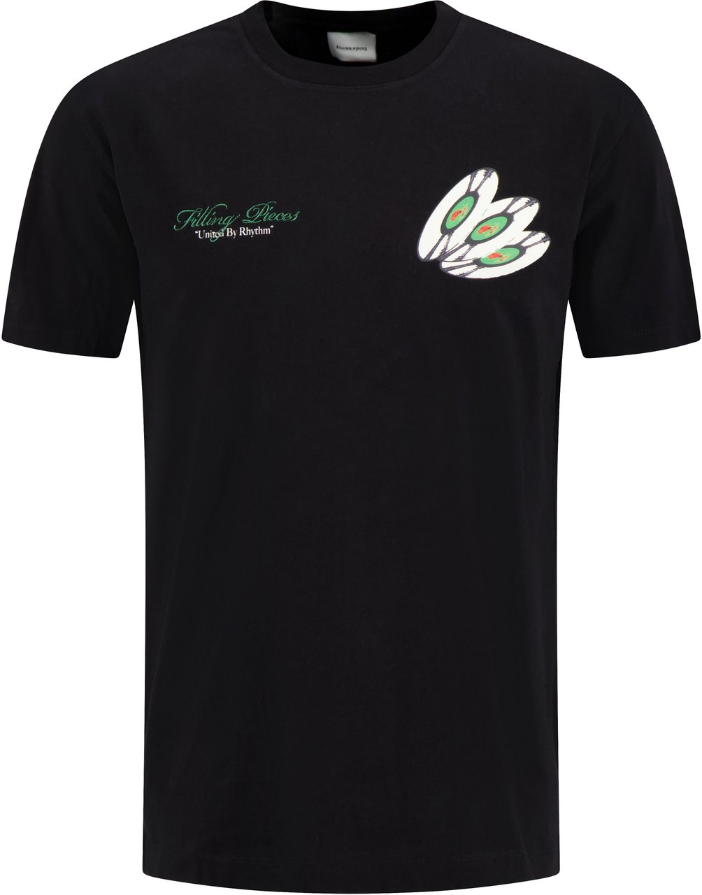 Filling Pieces T-shirt Zwart Zwart