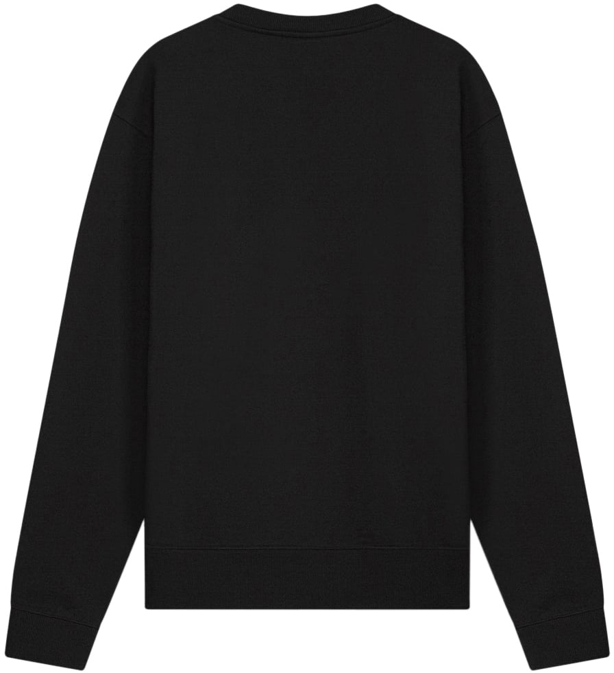 Filling Pieces Sweatshirt Gowtu Tonal Black Zwart