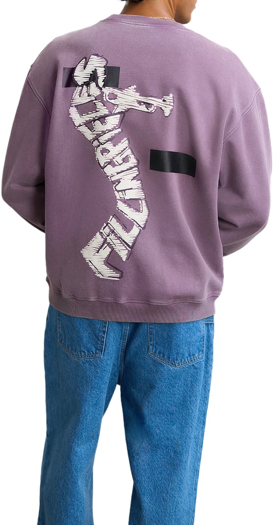 Filling Pieces Sweatshirt Trumpeteer Vintage Moonscape Grijs