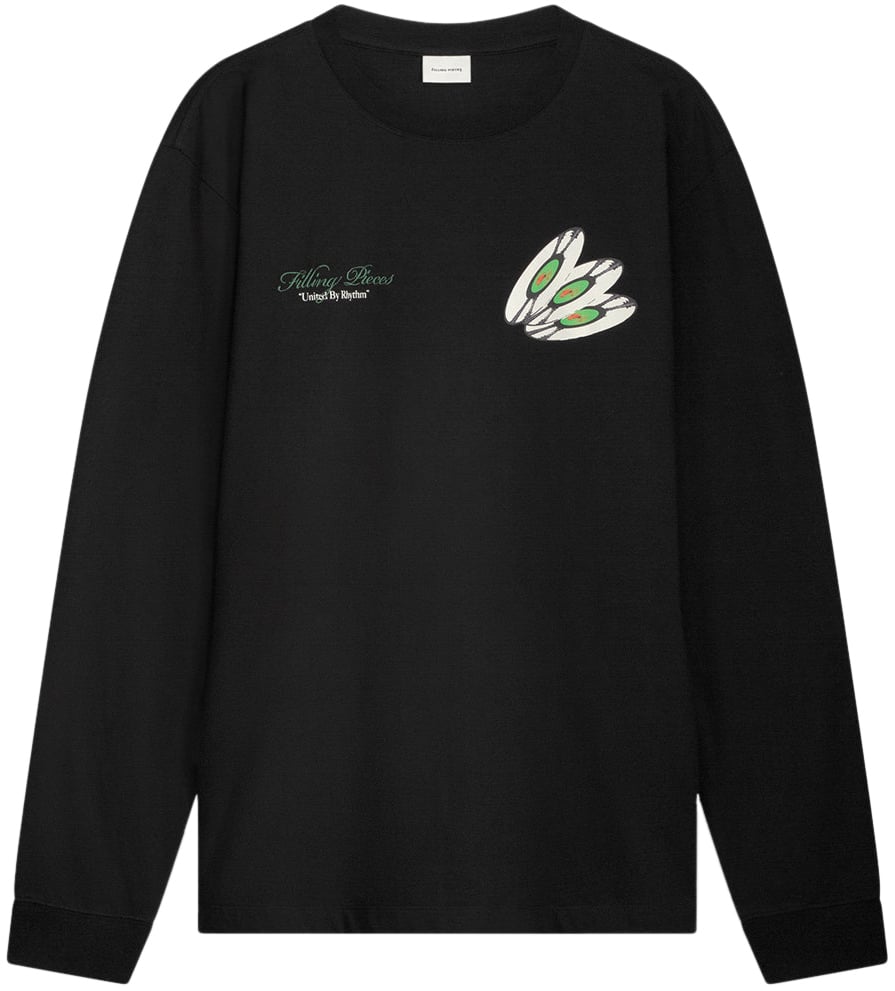 Filling Pieces Longsleeve DJ Black Zwart