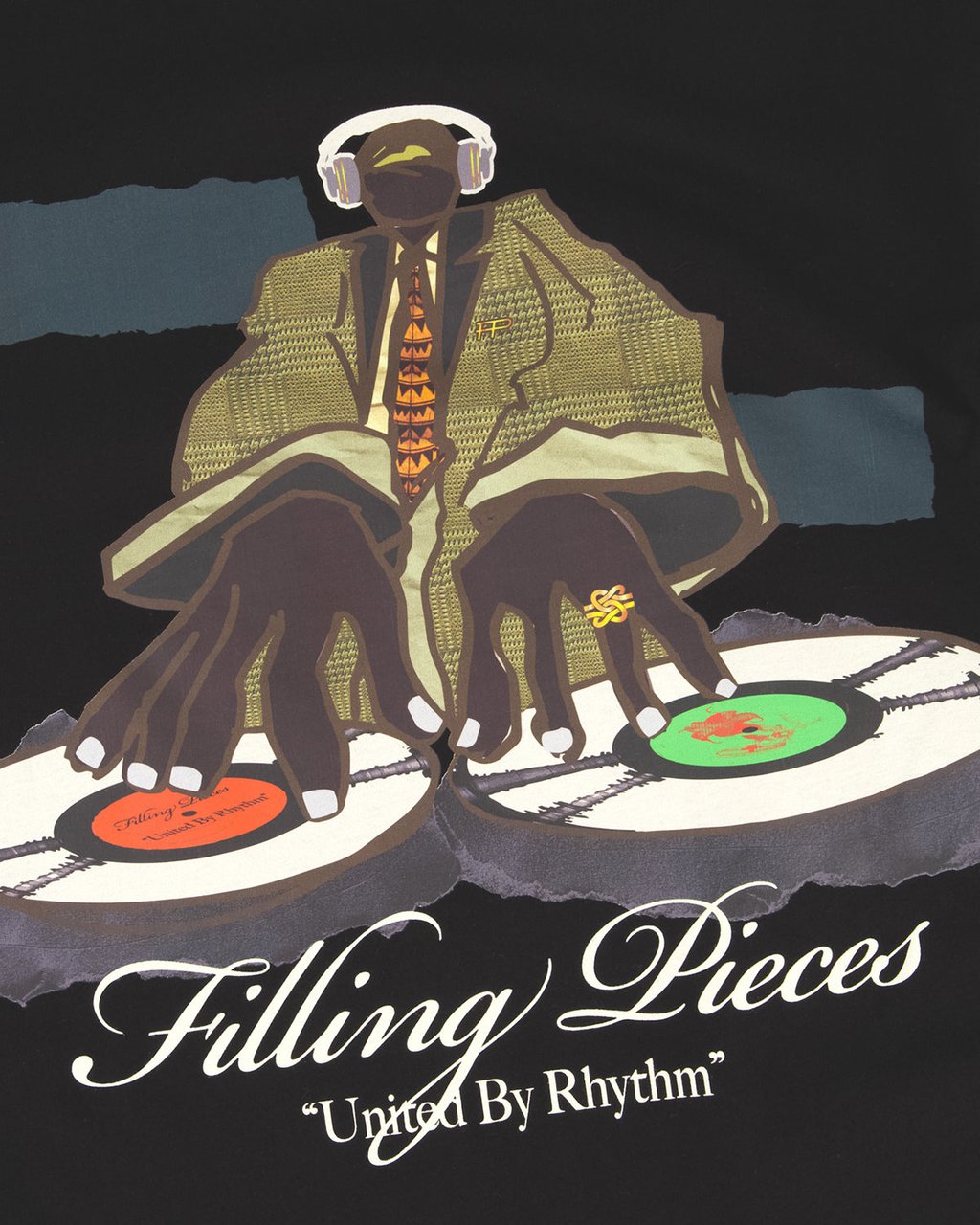 Filling Pieces Longsleeve DJ Black Zwart