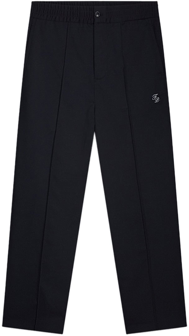 Filling Pieces Coach Pants Twill Wool Navy Blauw