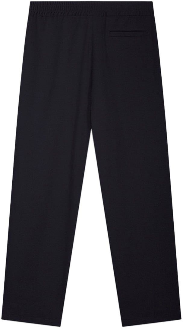 Filling Pieces Coach Pants Twill Wool Navy Blauw