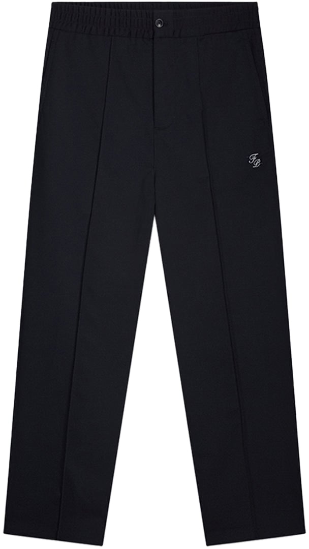 Filling Pieces Coach Pants Twill Wool Navy Blauw