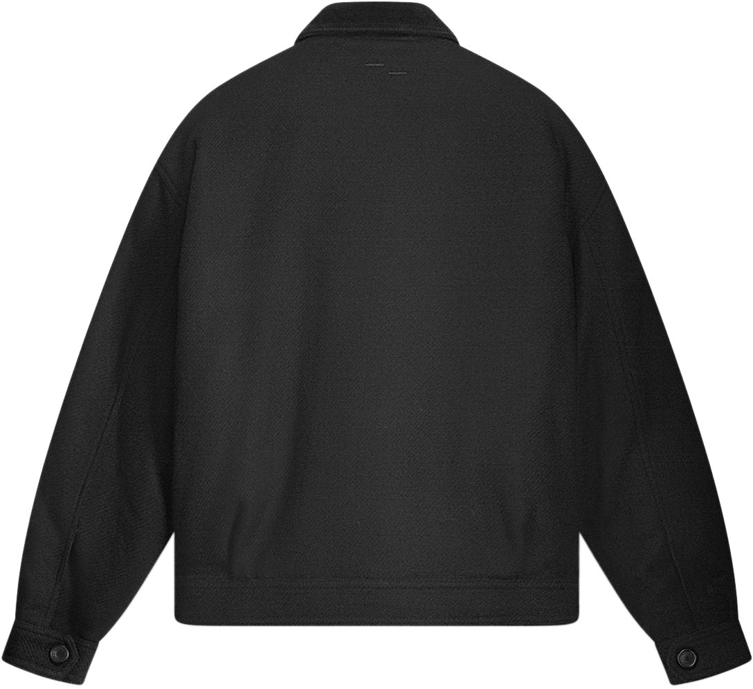 Filling Pieces Box Jacket Varsity Black Zwart