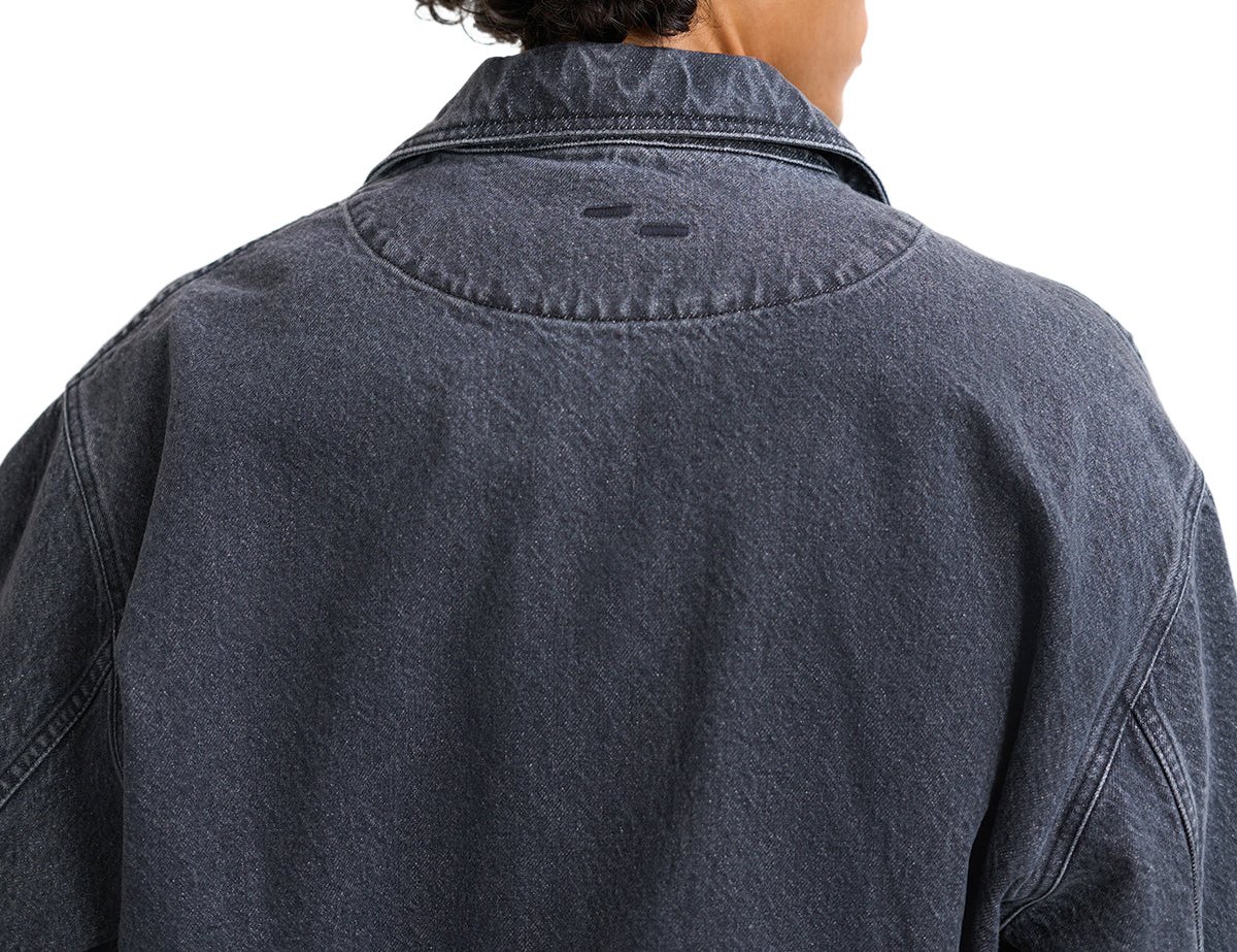 Filling Pieces Denim Jacket Washed Black Zwart