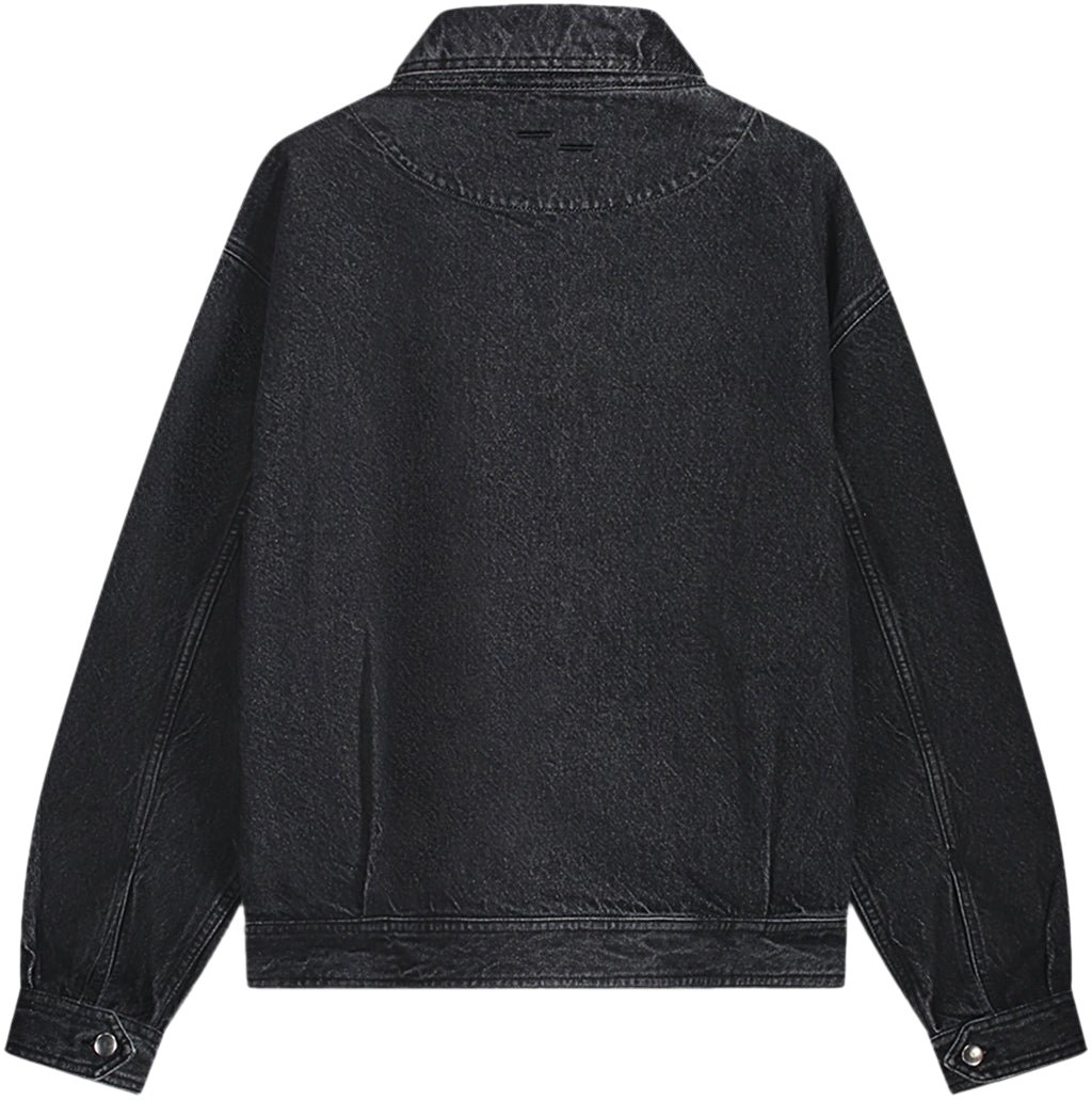 Filling Pieces Denim Jacket Washed Black Zwart