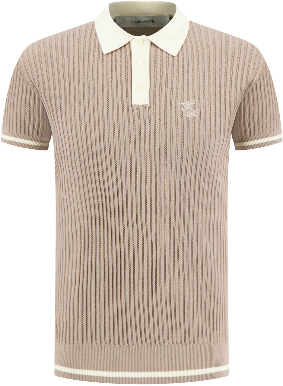 Filling Pieces Polo Beige Beige