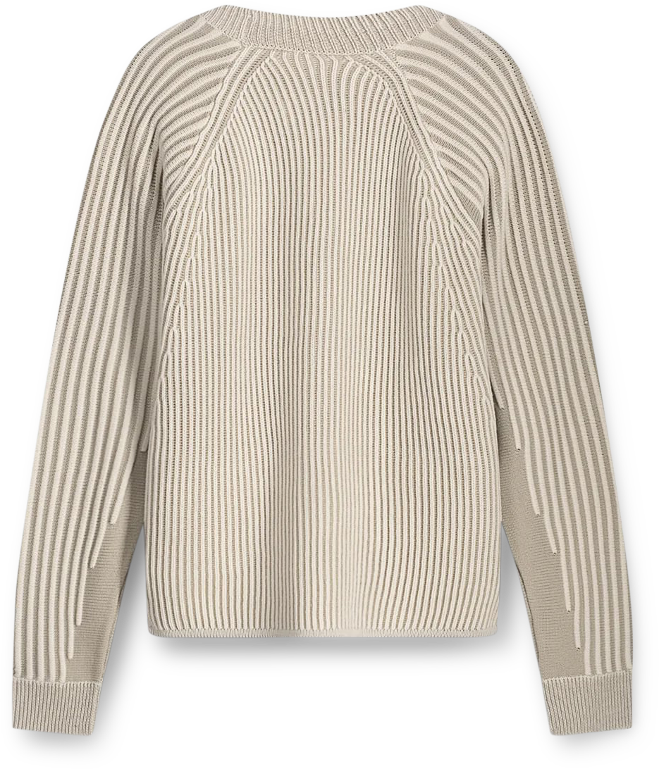 Filling Pieces Heren Knit Cardigan Knot Beige Beige