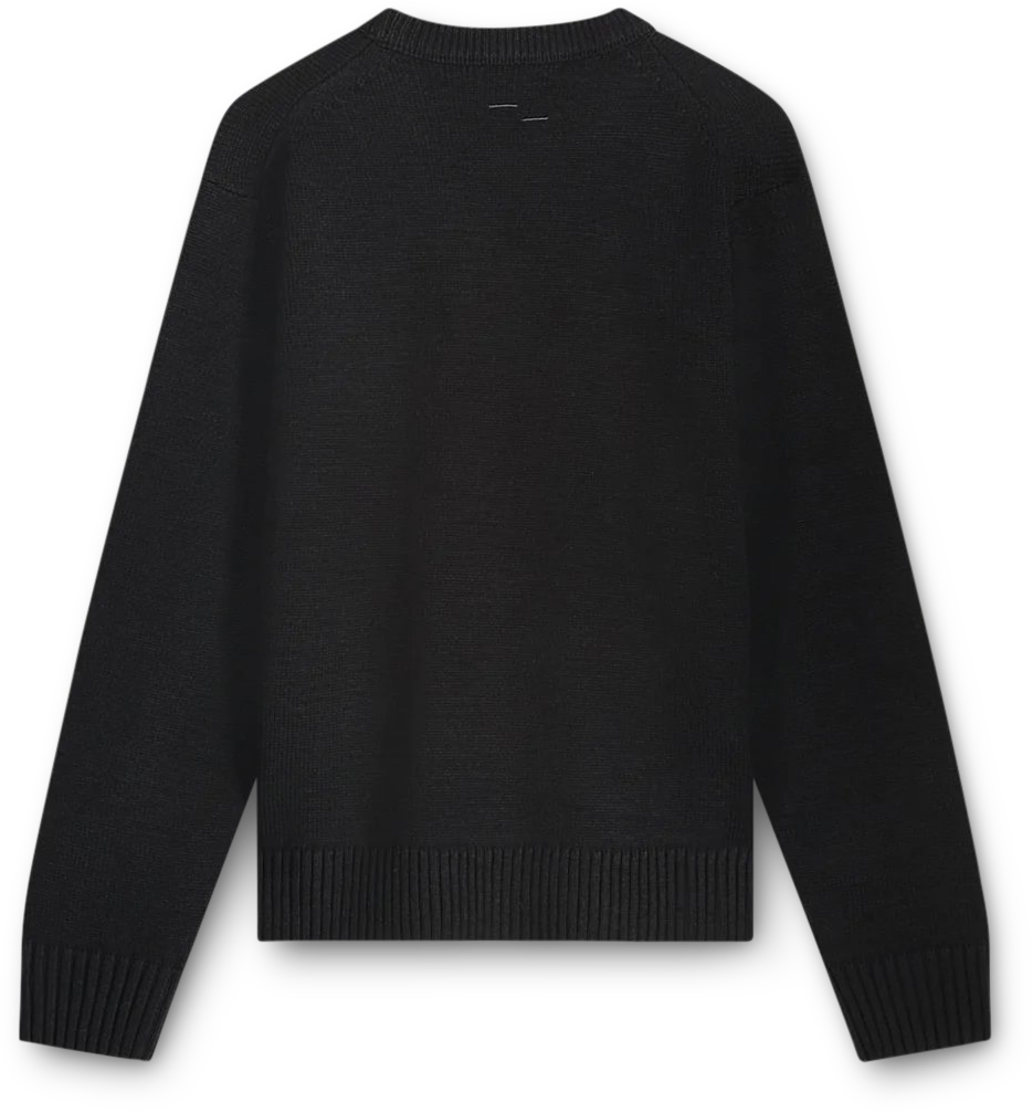 Filling Pieces Heren Knit Sweater Knot Zwart Zwart