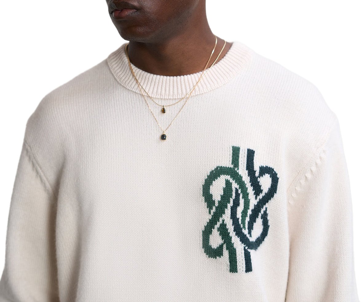 Filling Pieces Knit Sweater Knot Antique White Wit