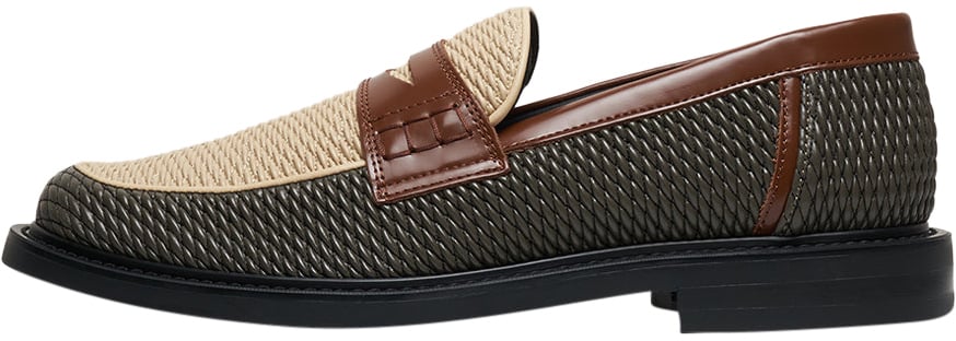 Filling Pieces Loafer Reed Beige / Green Beige