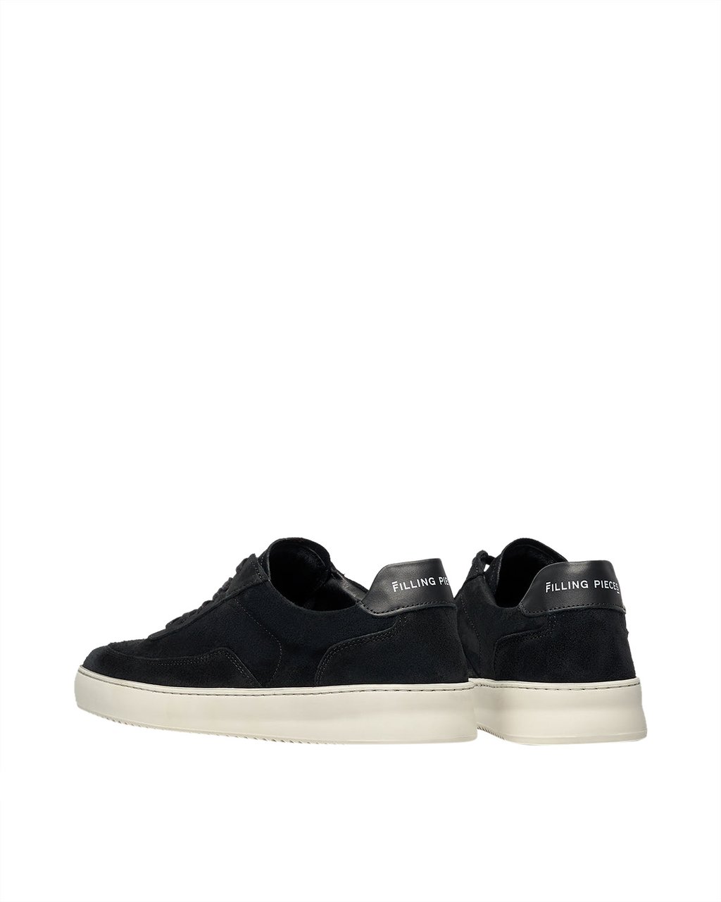 Filling Pieces Mondo Organic Suede Black Zwart