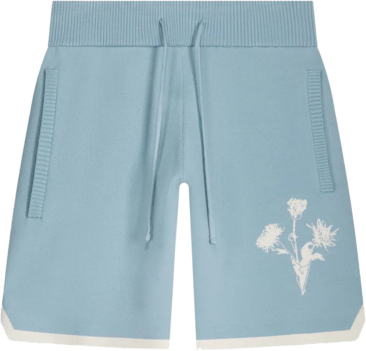 Filling Pieces Broeken Knit Short Gardener Blauw