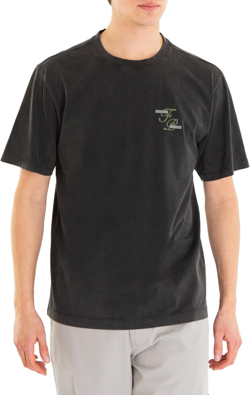 Filling Pieces Heren Topiary T-Shirt Zwart Zwart