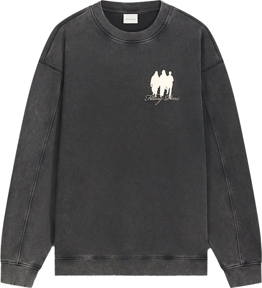 Filling Pieces Sweatshirt United by Generations Vintage Black Zwart