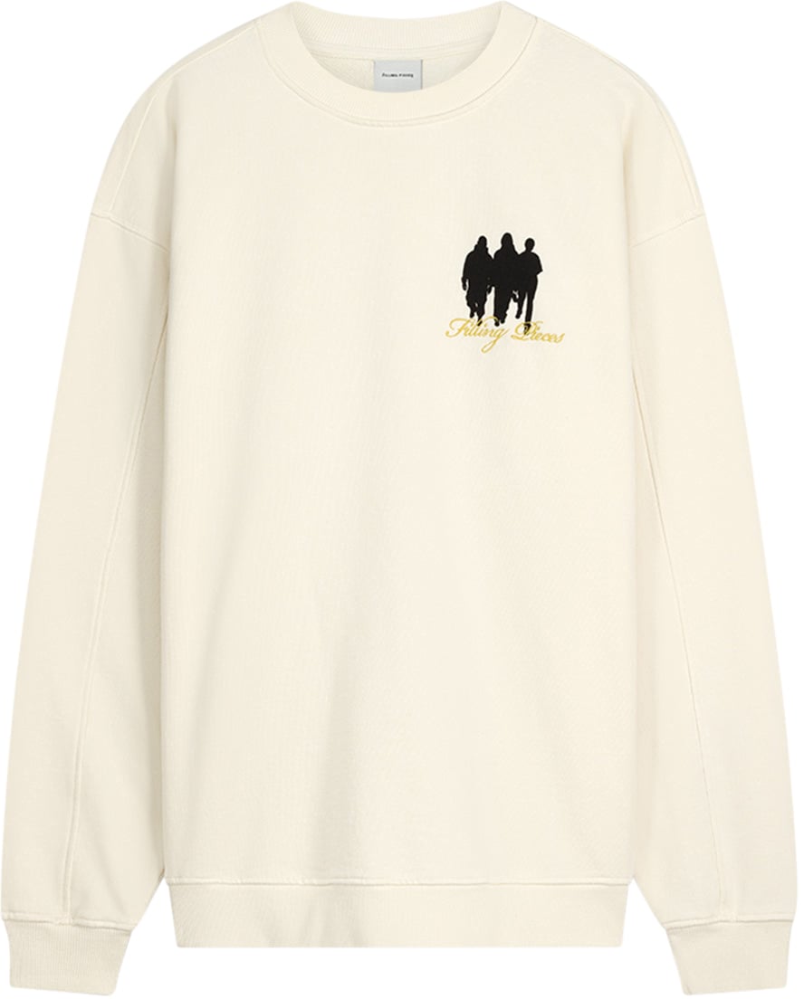 Filling Pieces Sweatshirt United by Generations Antique White Wit