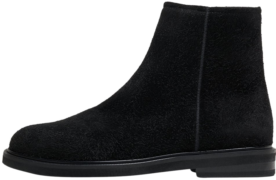 Filling Pieces Western Chelsea Suede Black Zwart