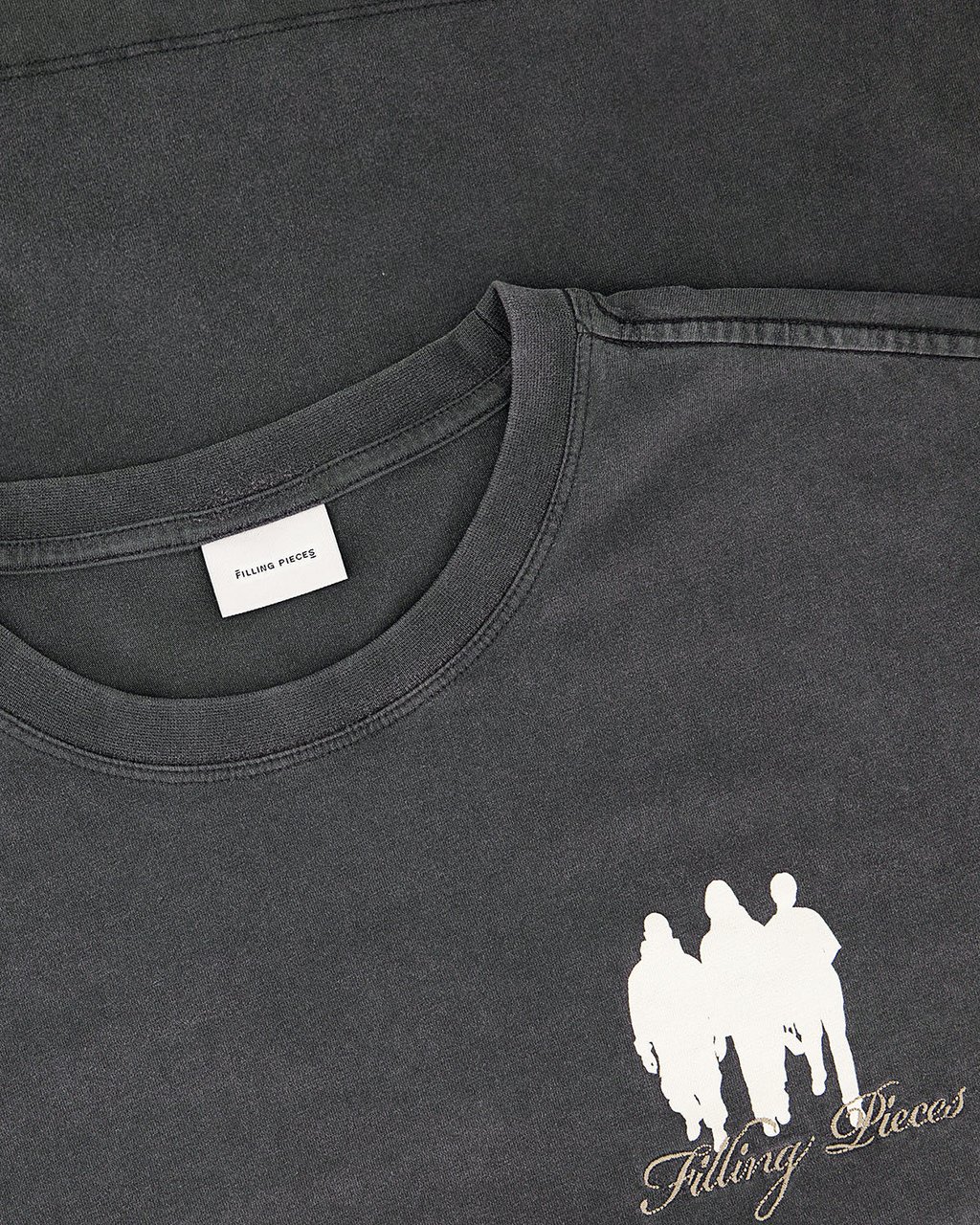 Filling Pieces Longsleeve United by Generations Vintage Black Zwart