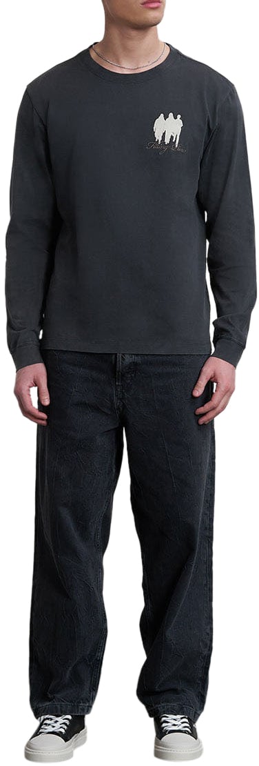 Filling Pieces Longsleeve United by Generations Vintage Black Zwart