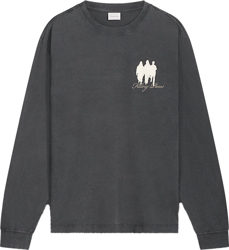 Filling Pieces Longsleeve United by Generations Vintage Black Zwart
