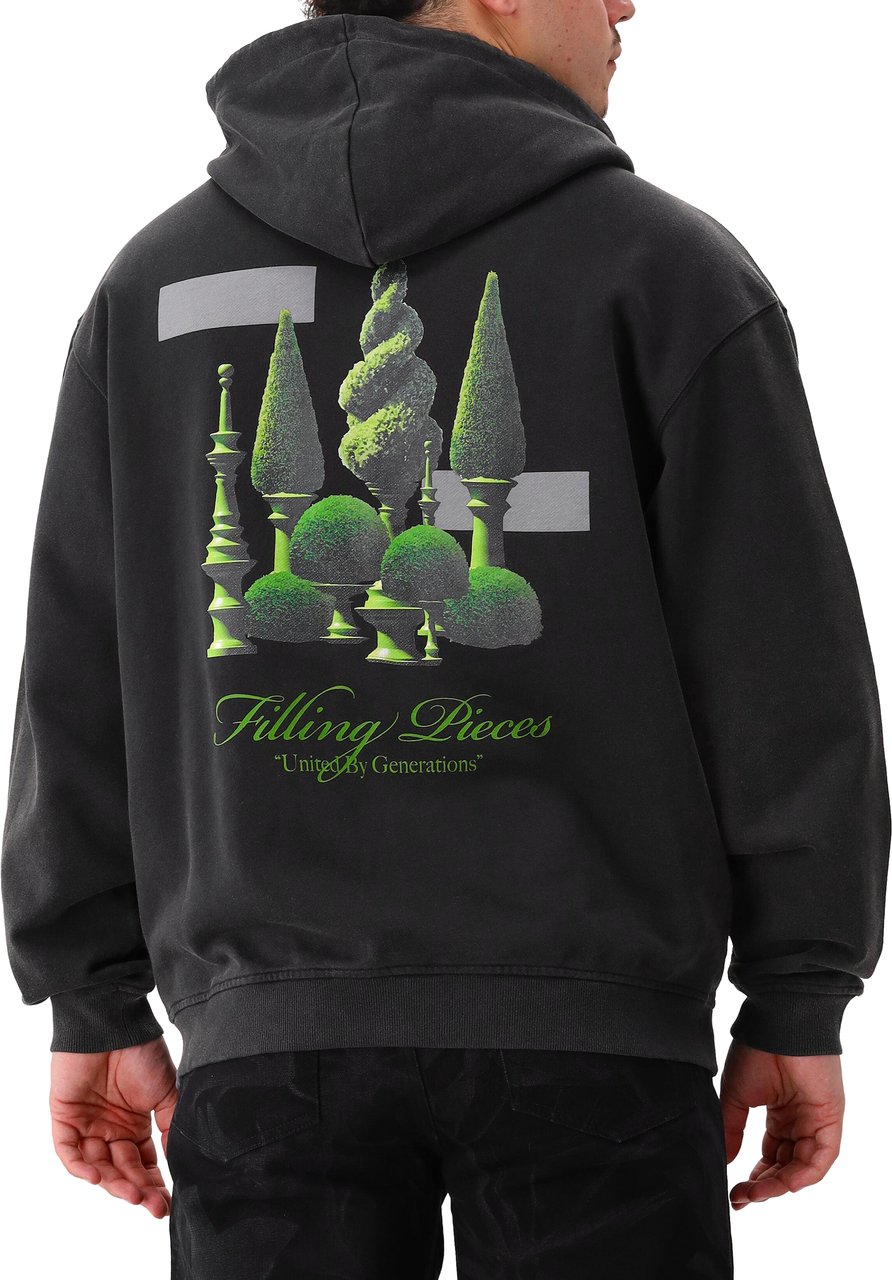 Filling Pieces Filling Pieces Vest Zwart Topiary Zwart