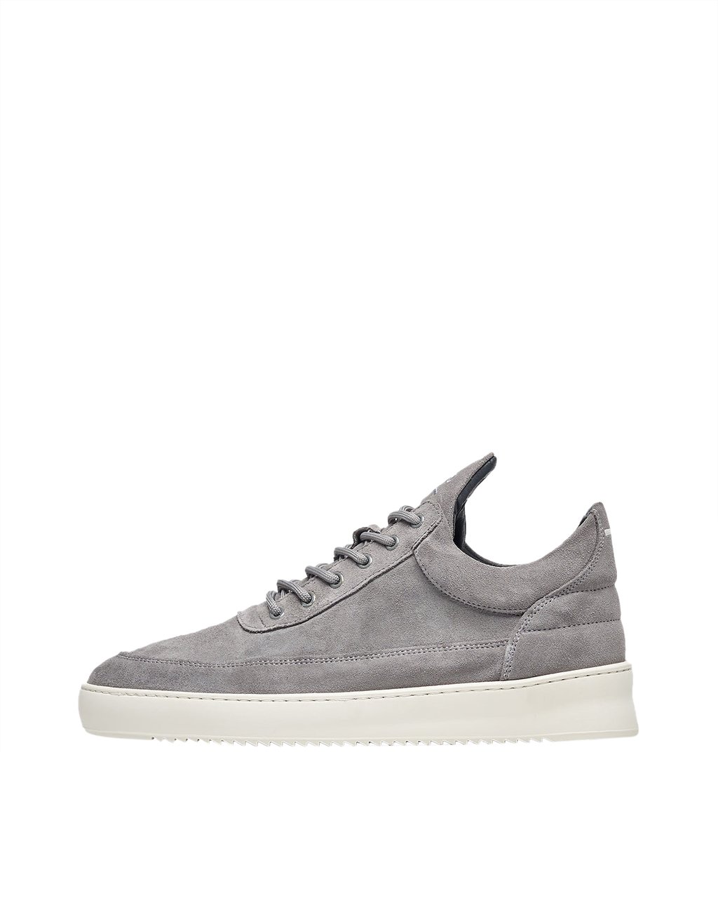 Filling Pieces Low Top Organic Suede Grey Grijs