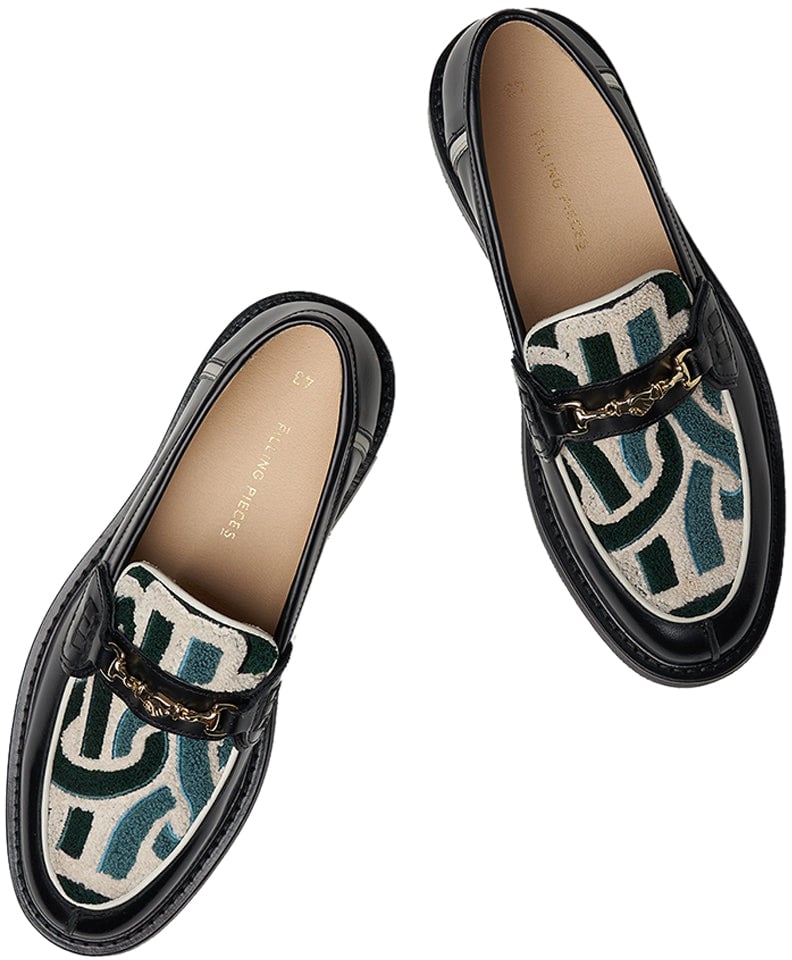 Filling Pieces Loafer Gowtu Black Zwart