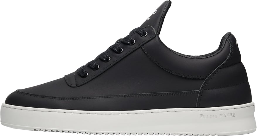 Filling Pieces Low Top Organic Nappa Black Zwart
