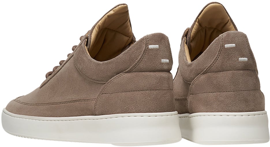 Filling Pieces Low Top Organic Suede Earth Bruin