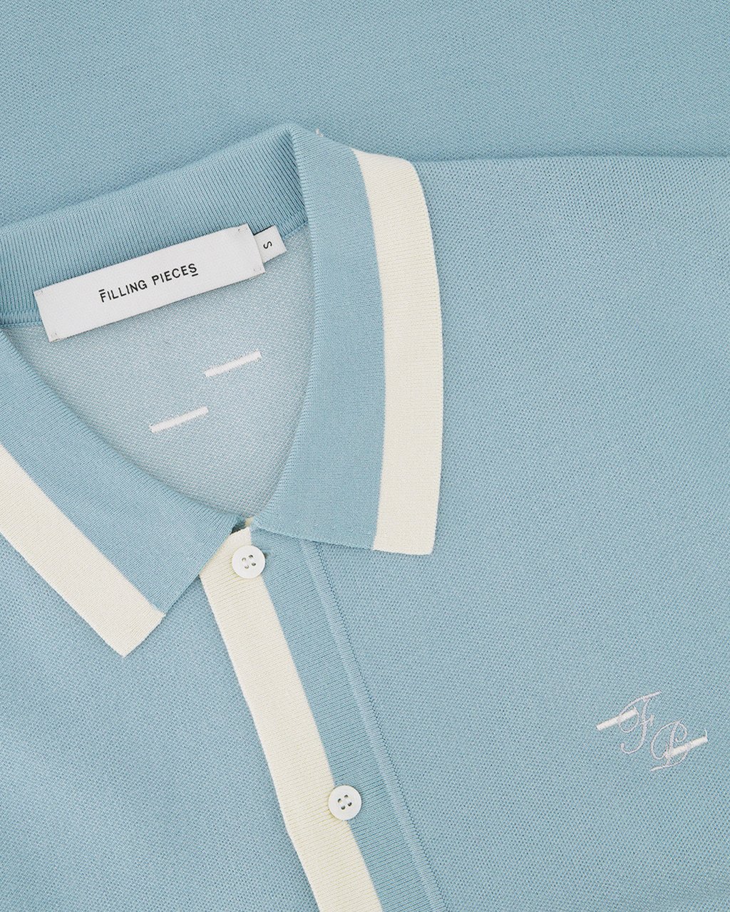 Filling Pieces Knit Shirt Gardener Arona Grijs
