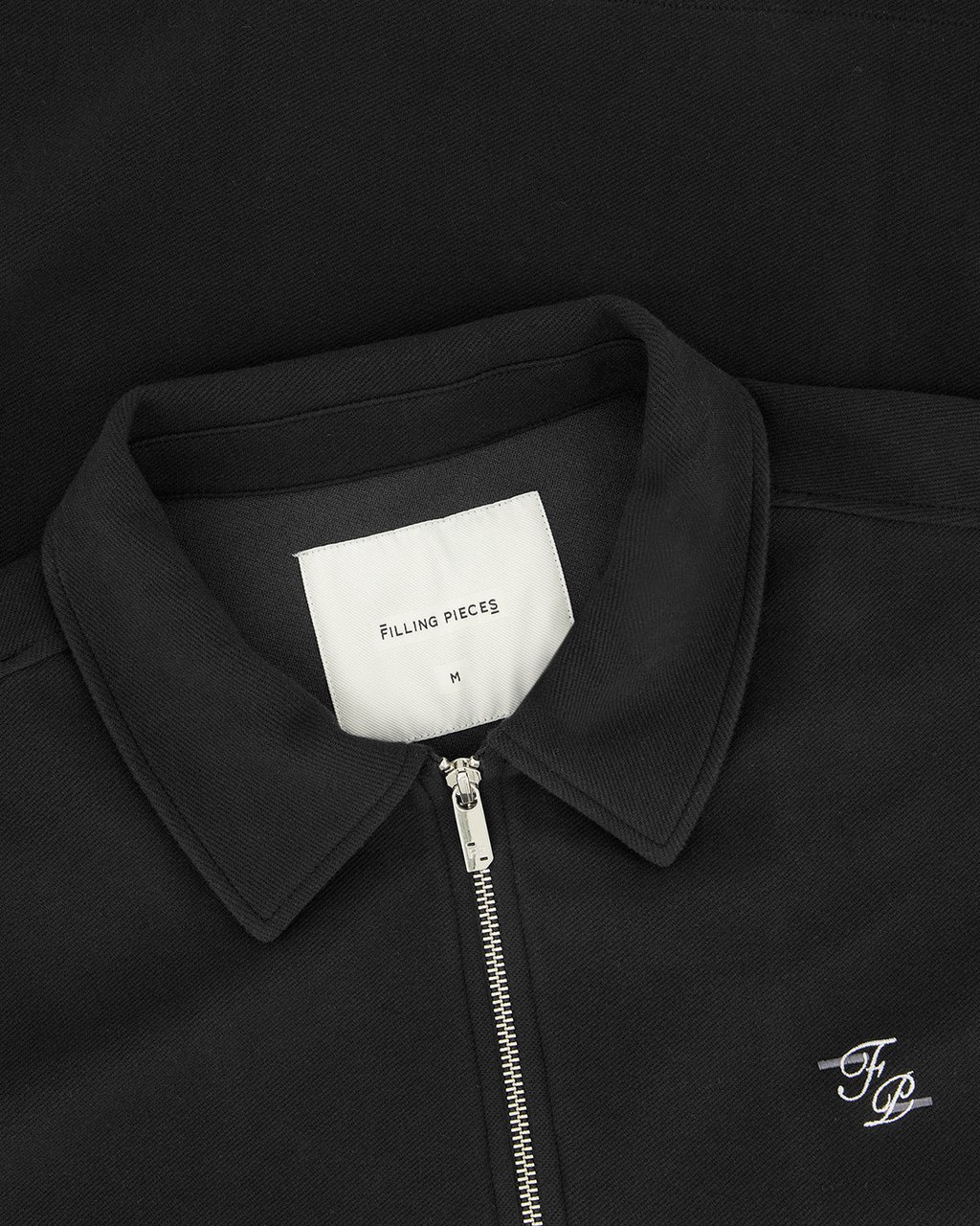 Filling Pieces Coach Jacket Logo Black Zwart